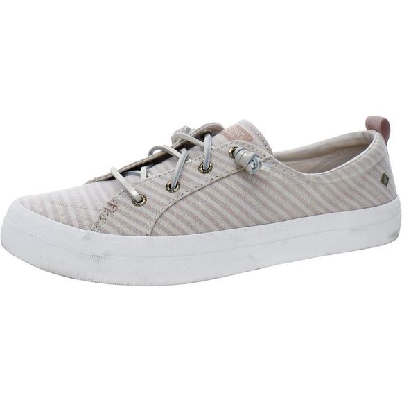 Sperry Womens Crest Vibe Pink Slip On Canvas Casual and Fashion Sneakers Used - Picture 4 of 6